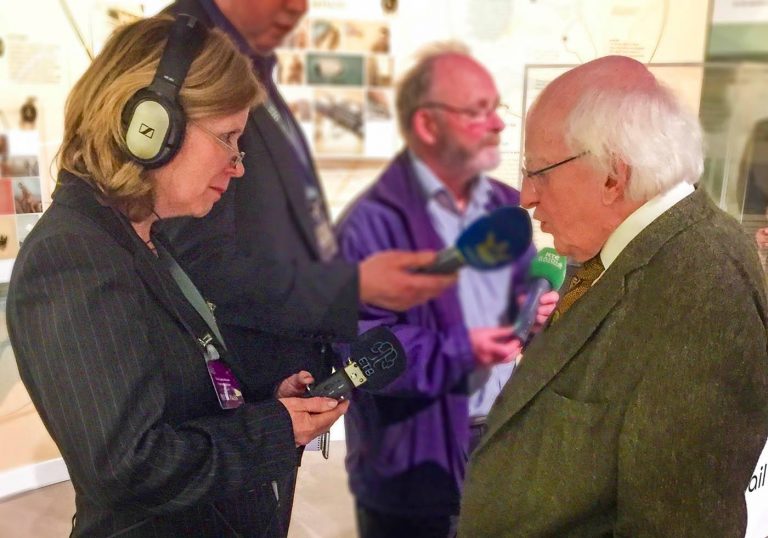 Interviewing President Higgins on the Centenary of 1916 Rising
