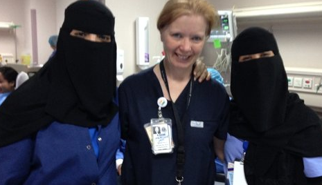 With my nursing colleagues Riyadh Saudi Arabia